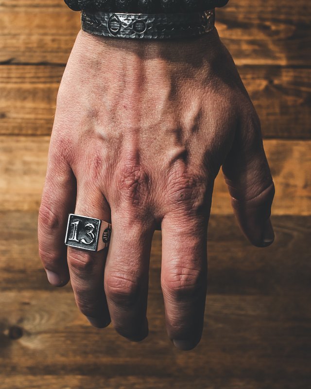 Jernhest - Brad Ring - Silver - Ring med 13 - 2