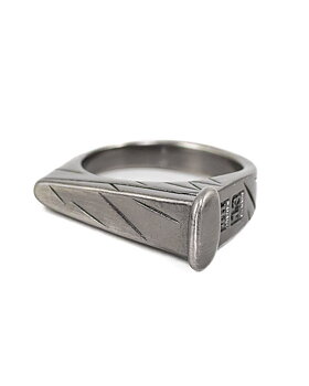 Jernhest - Sern Ring - Antique Silver - Forged Nail