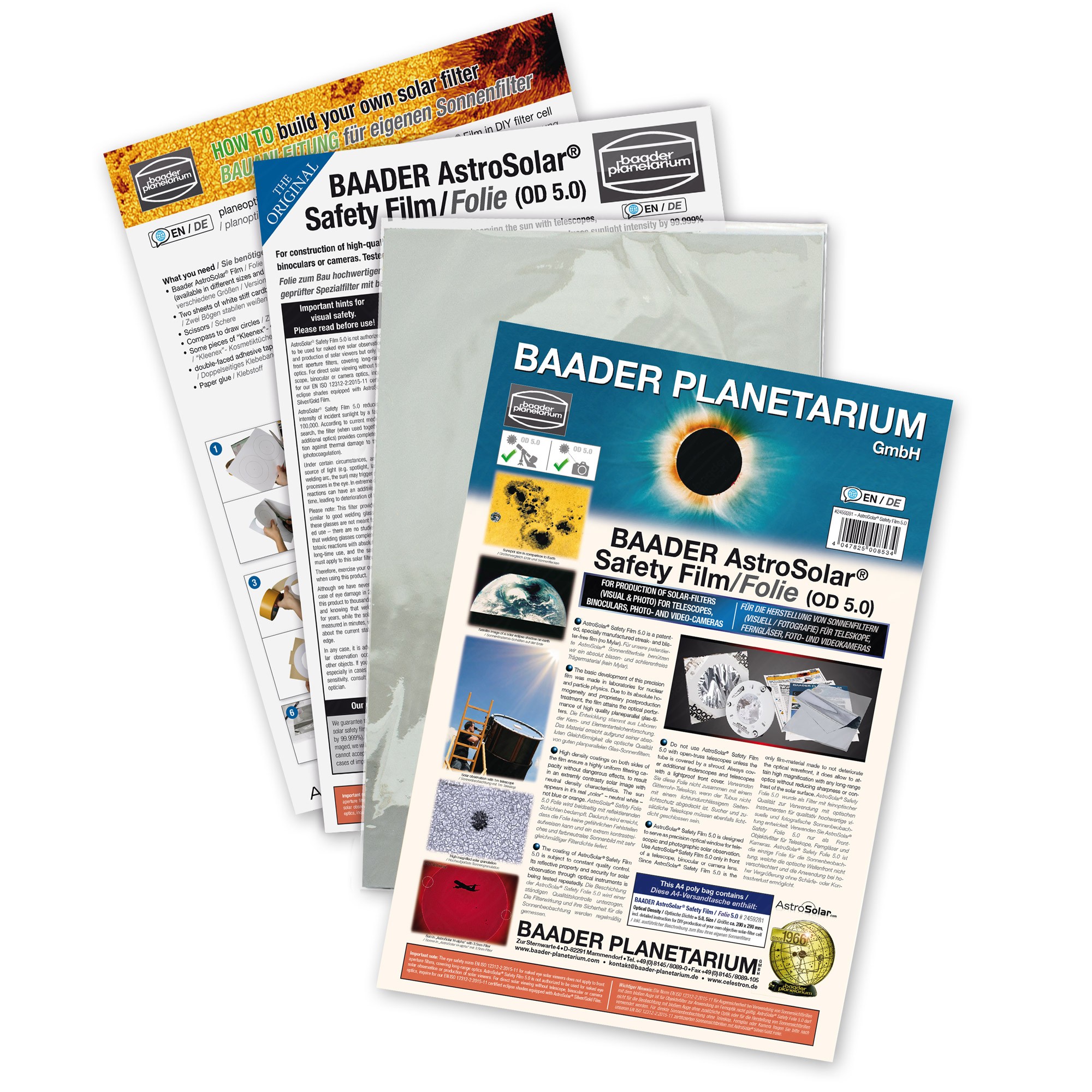 BAADER ASTROSOLAR SOLFILM - A4