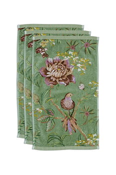 Pip Studio Gästhandduk Secret Garden Grön 