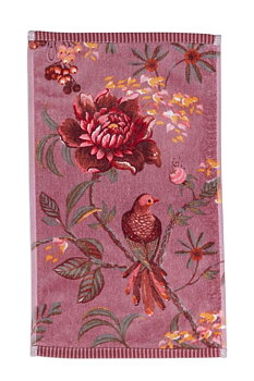 Pip Studio Gästhandduk Secret Garden Rosa