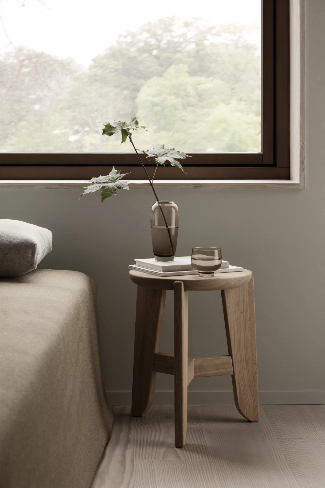 Sittpall -ELI- Ek, höjd 45 cm - 7