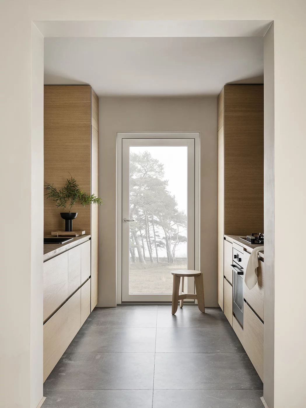 Sittpall -ELI- Ek, höjd 45 cm - 8