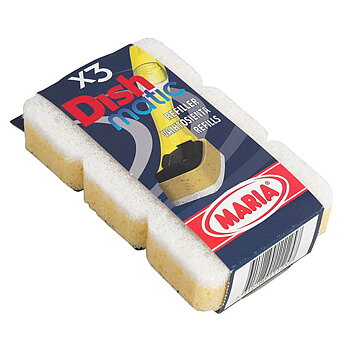 Refill till Dish Matic, vit 3-pack