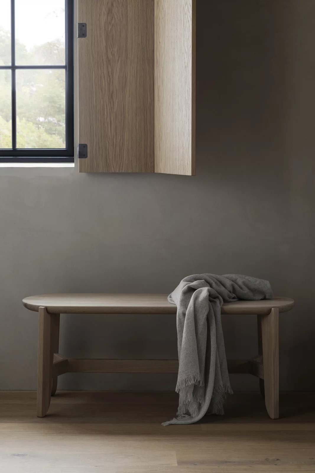 Bänk-ELI- Ek, höjd 42 cm - 9