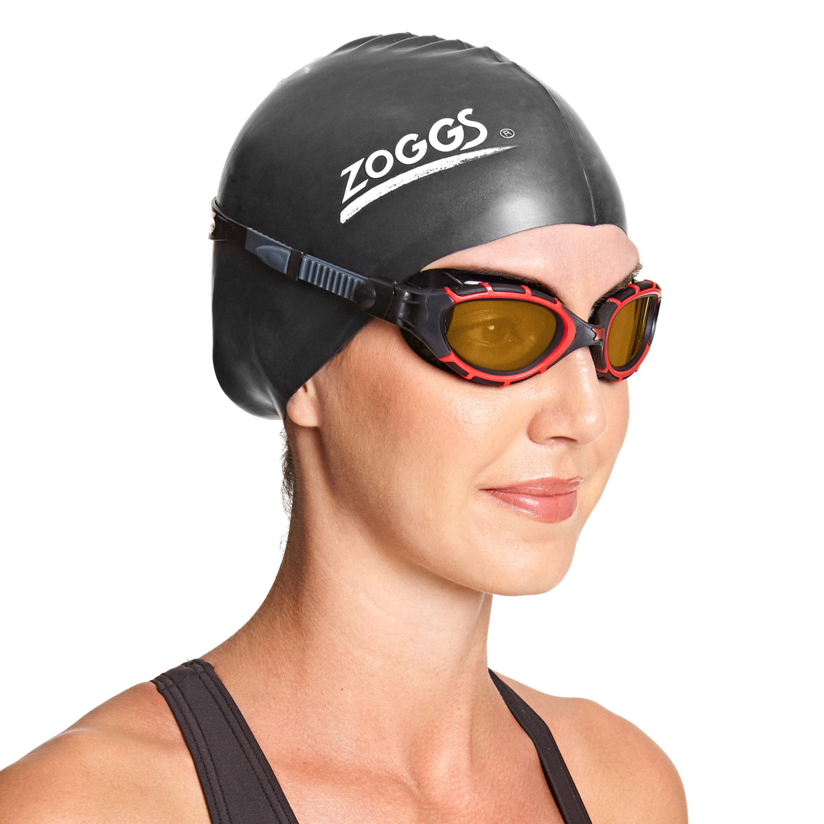 Zoggs Predator Flex - Red/Black - Polarized lens - 3