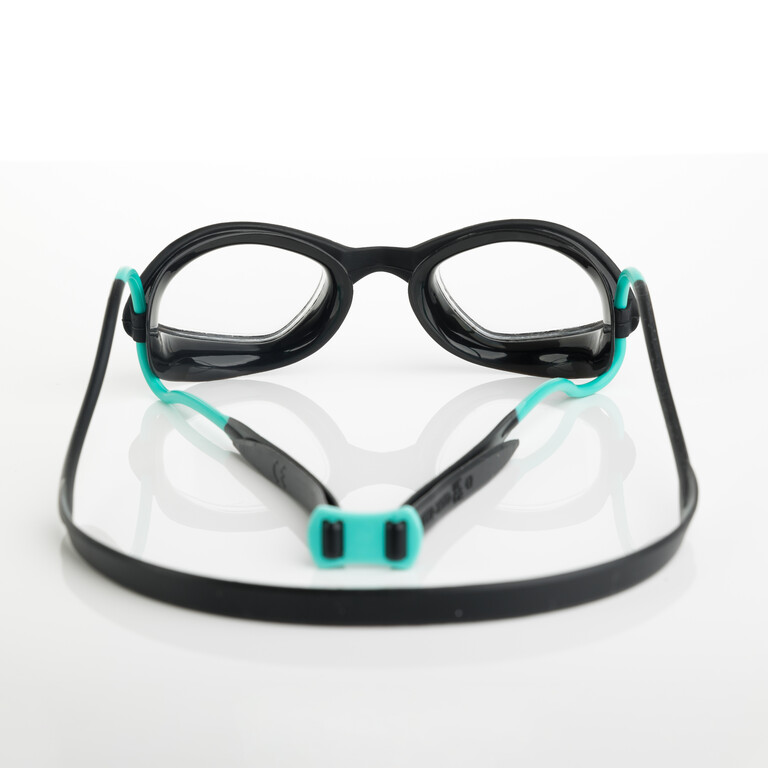 Zoggs Tiger Swim Goggles - Black/Turqoise/Clear - 2