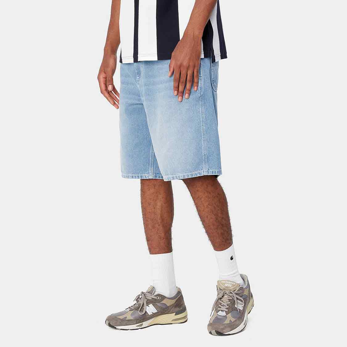 Carhartt WIP - Simple Short Blue Light True Washed - 2