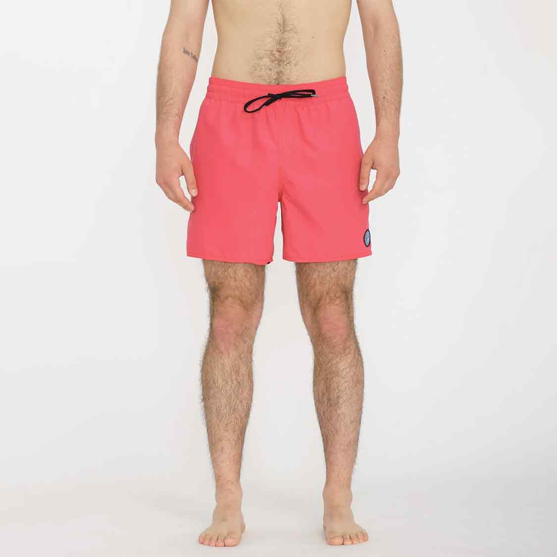 Volcom - Lido Solid Trunk 16 Washed Ruby
