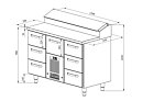 Saladette KLE-1207,  GN 1/1