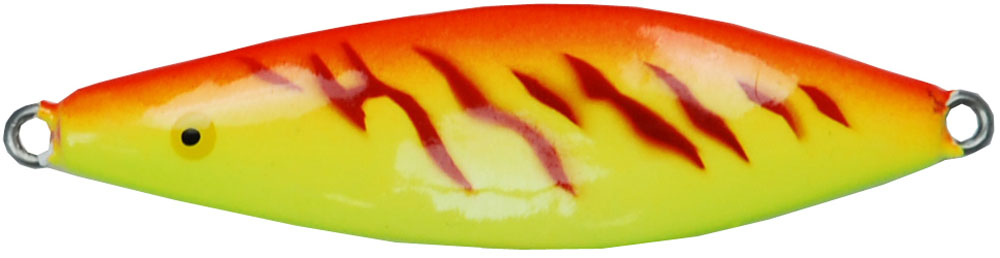 the cold sea lure is a spoon lure is a popular lure for rainbow trout and other planted fish. casting cannon! orange yellow