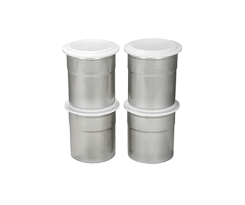 Rostfri pacosserings®-bägare med lock, 4-pack