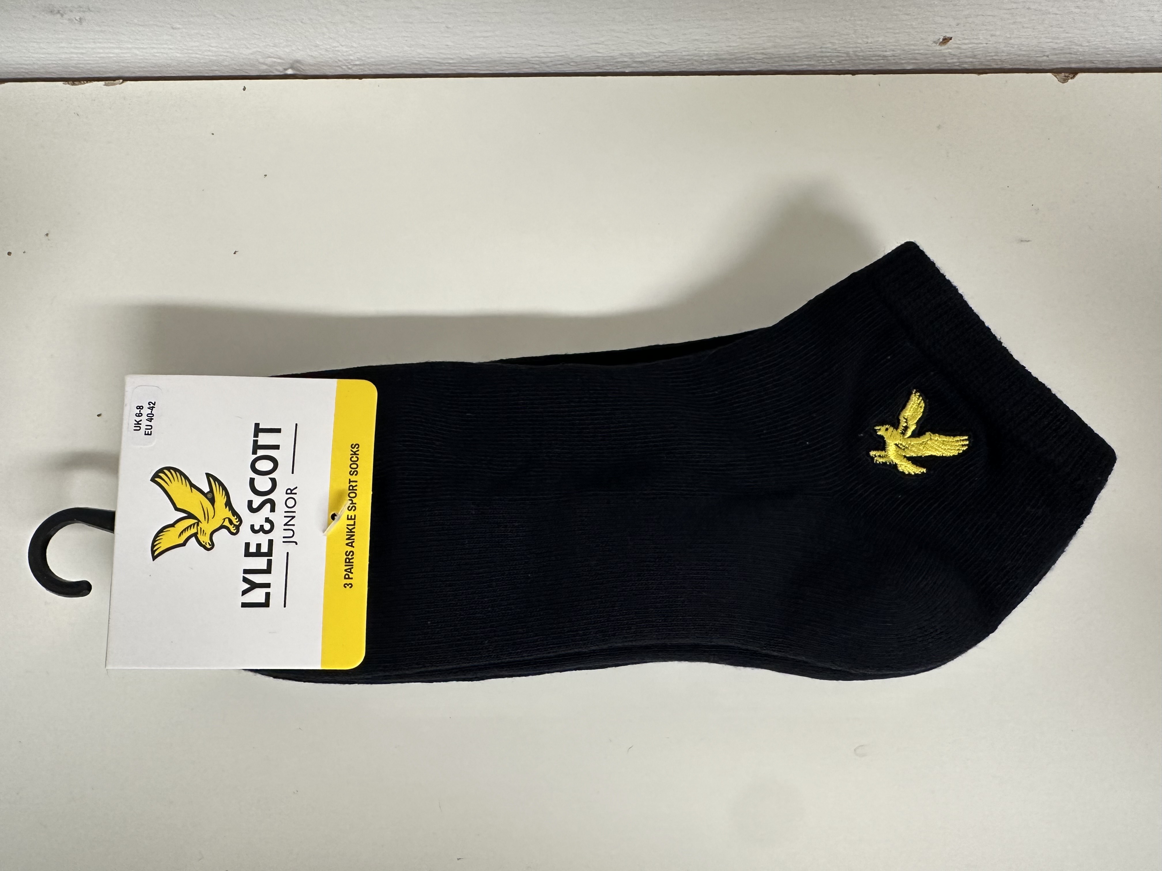 Gant 3 pair Ankle Sport Socks Black