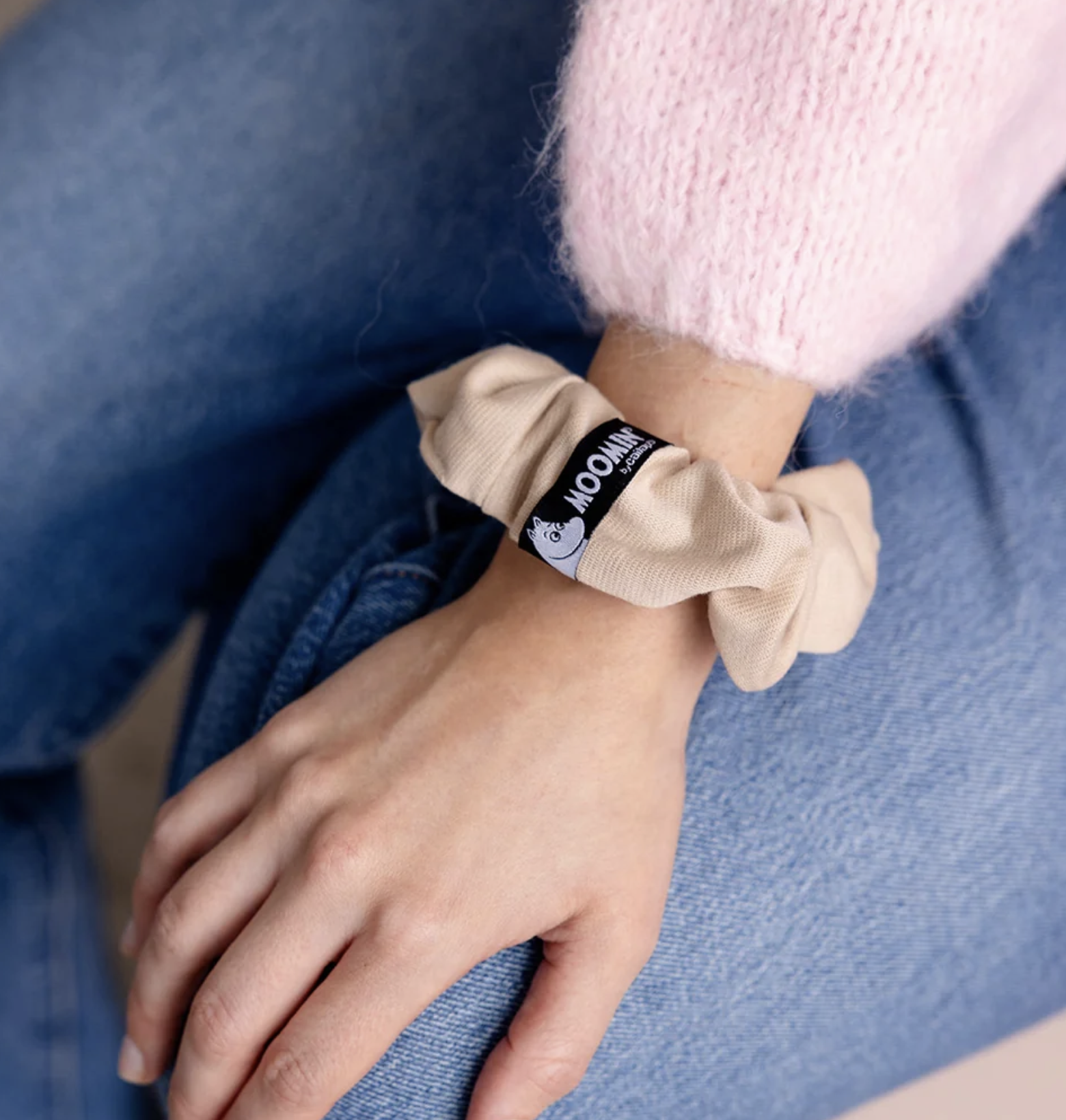 Mumin Scrunchie - Beige - 2