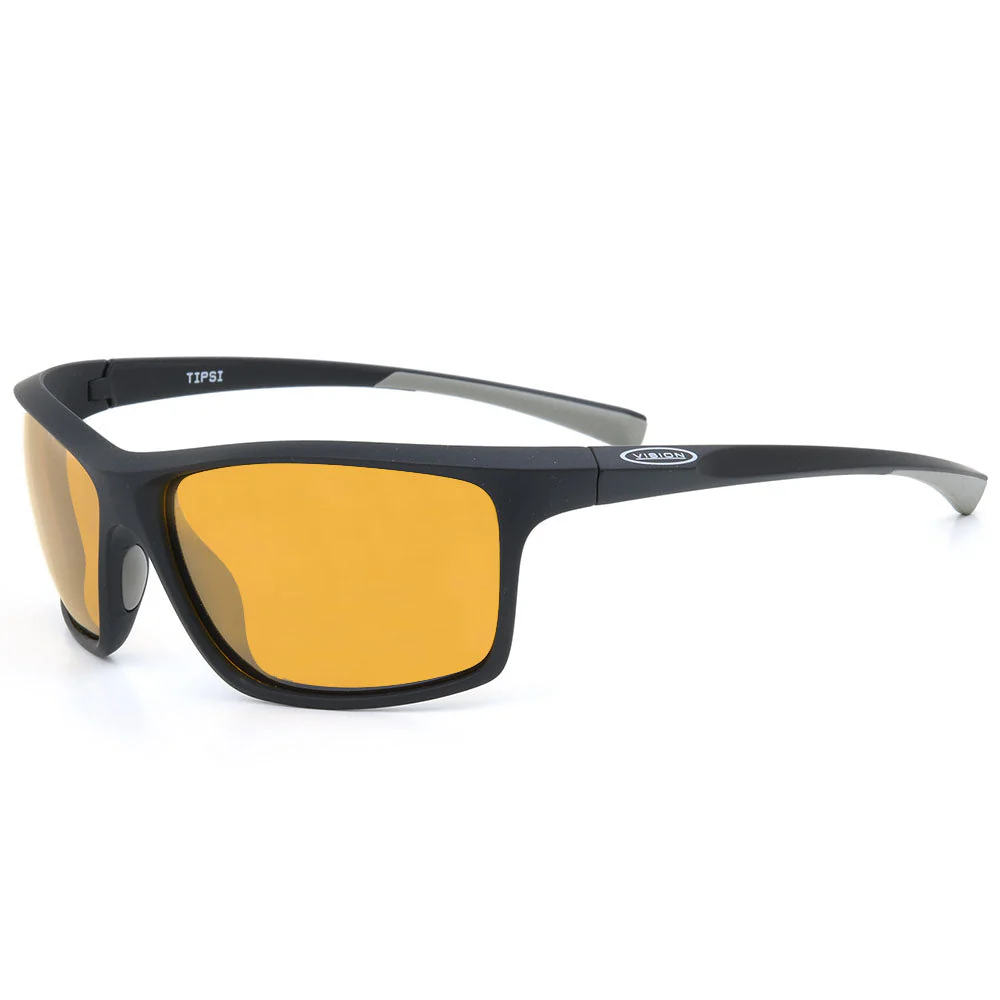 Polarized sunglasses from Vision. Removes reflections which makes the glasses perfect for everyday life, fishing and outdoor activities