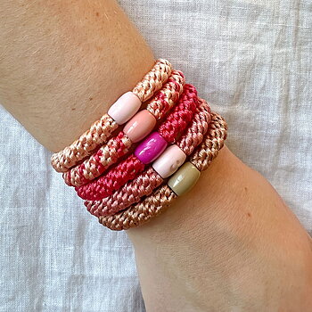 Annica Vallin - Supersnodden  5-pack Coral Pink Mix