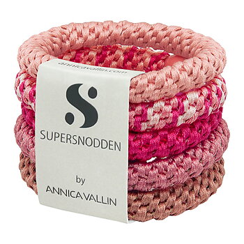 Annica Vallin - Supersnodden  5-pack Coral Pink Mix