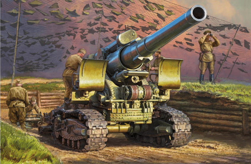 1/35 Soviet 203-mm Howitzer m1931 B-4 Stalin`s Sledgehammer
