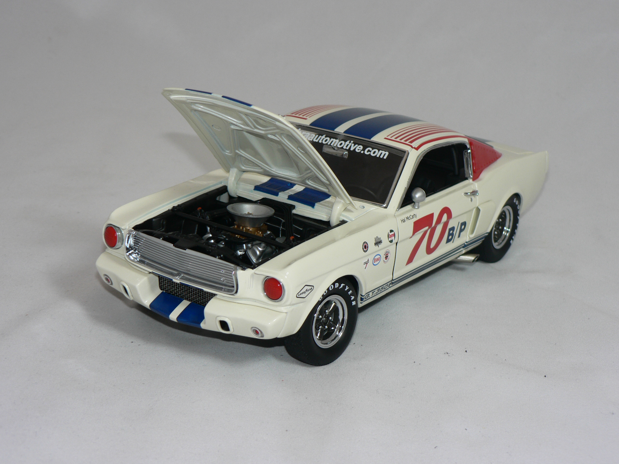 Ford Mustang  Shelby G.T.  350   1966  1:18  ExactDetail  (  #70  Hal Mc Carty ) - 2