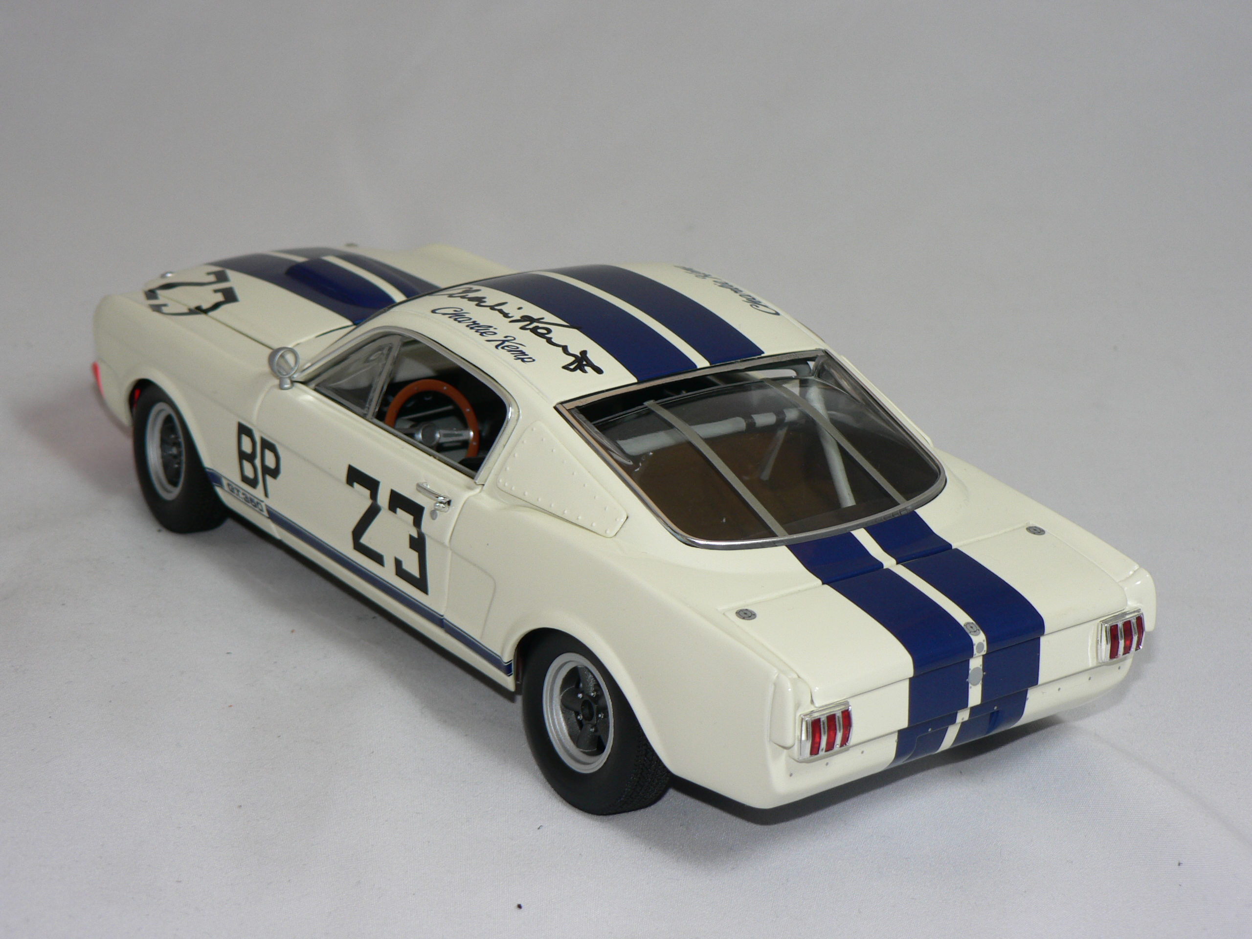 Ford Mustang  Shelby G.T.  350R   1965  1:18  ACME  (  #23  Charlie Kemp ) - 2