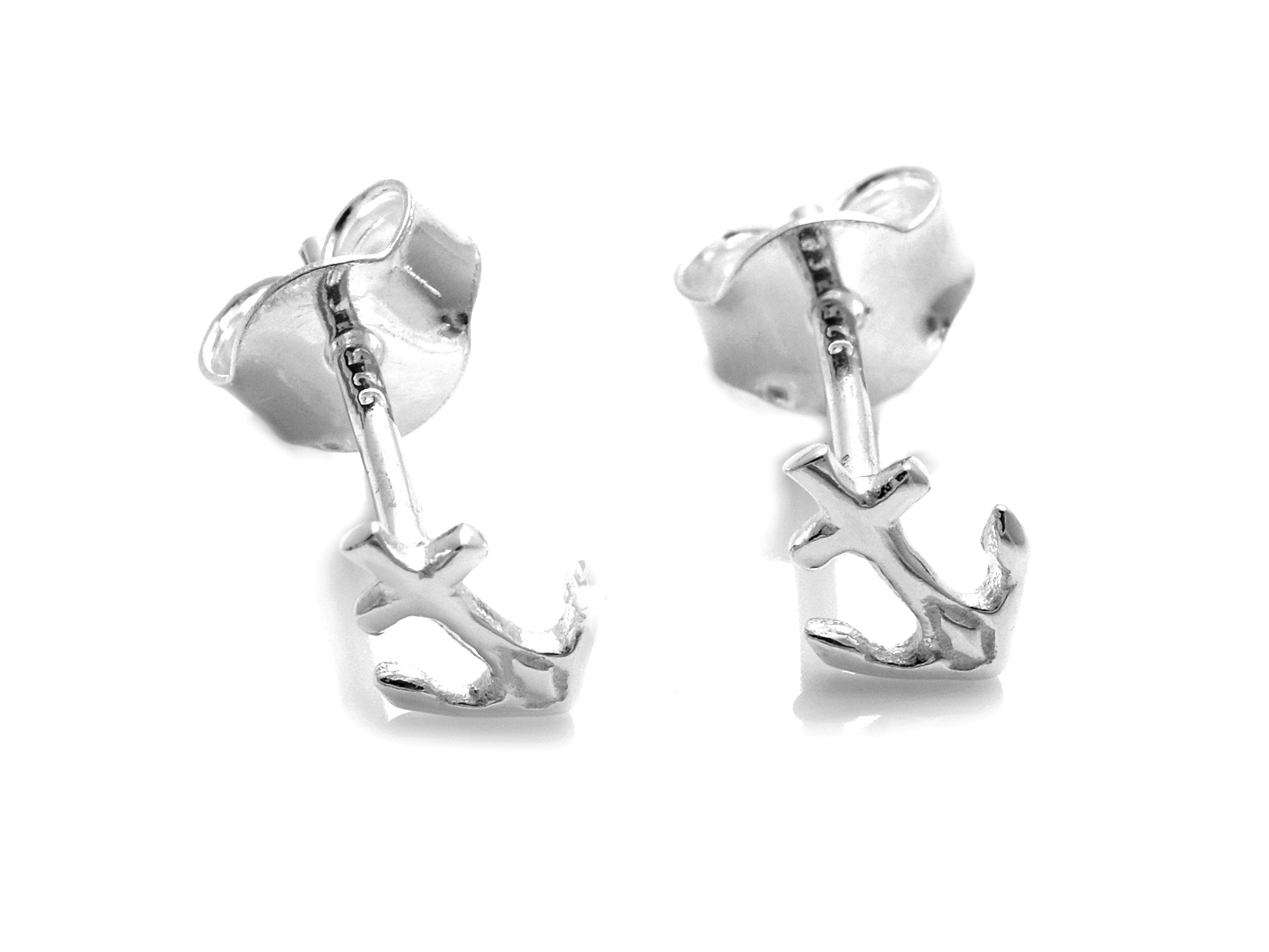 Ankare Örhängen i Äkta 925 Silver, Skepp Örhänge, Seglare Accessoar, Båt Smycke - 2