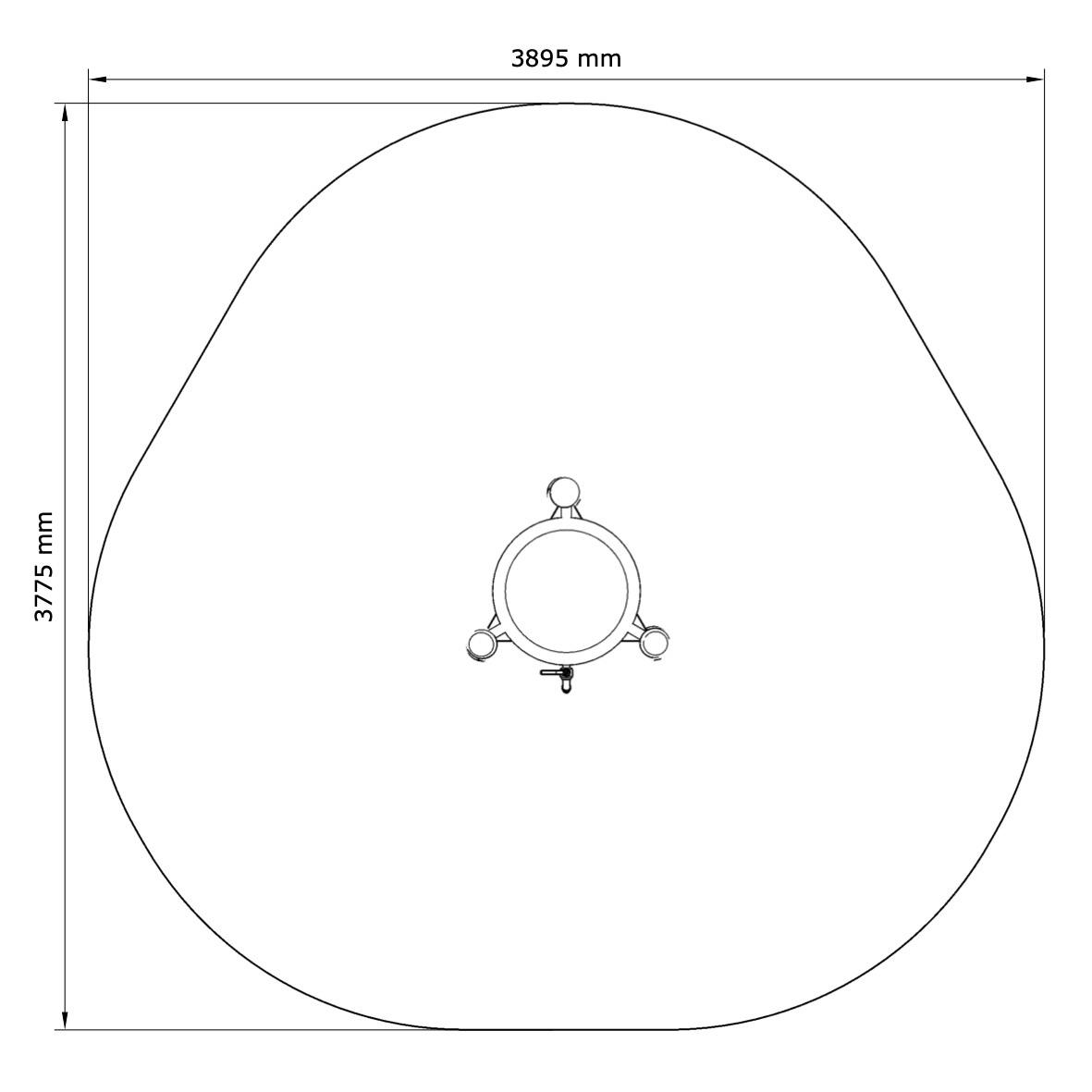 Vanntønne på stativ - 2
