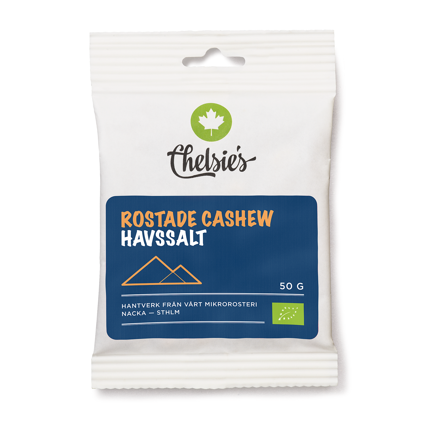 Rostade Cashew Havssalt 50g x20, EKO