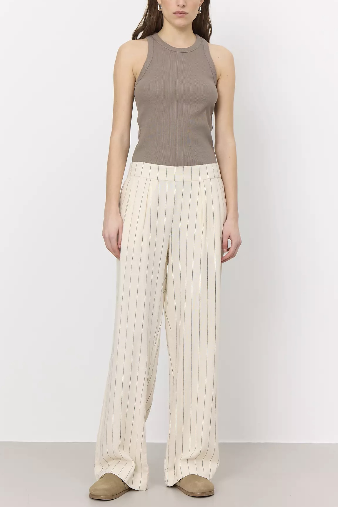 Leveté Room - Guddi 1 Trousers Turtledove Combi - 2
