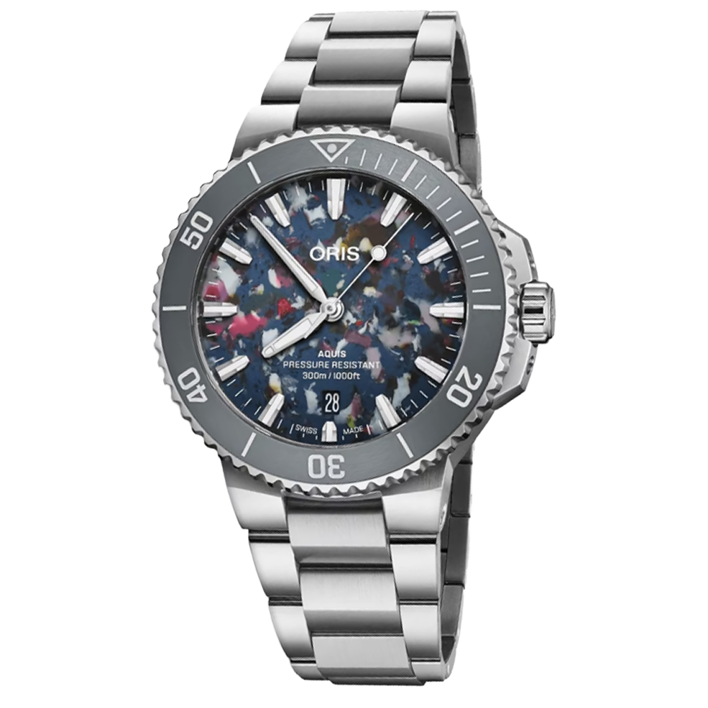 01 733 7787 4150-07 8 22 04PEB Oris Aquis Date 41,5 upcycle