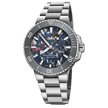 01 733 7787 4150-07 8 22 04PEB Oris Aquis Date 41,5 upcycle