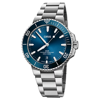 01 733 7787 4135-07 8 22 04PEB Oris Aquis Date 41,5 blå