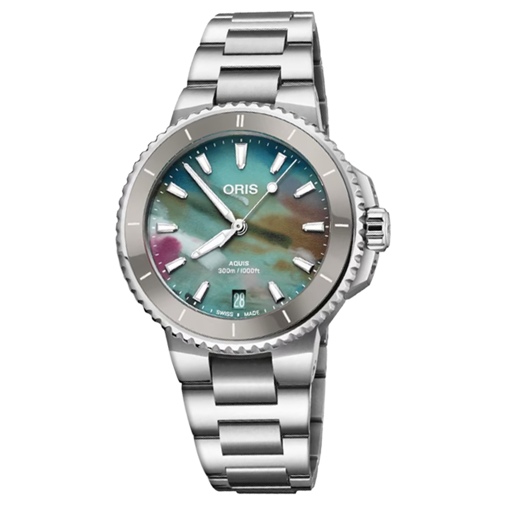 01 733 7792 4150-07 8 19 05P Oris Aquis Date 36,5 upcycle