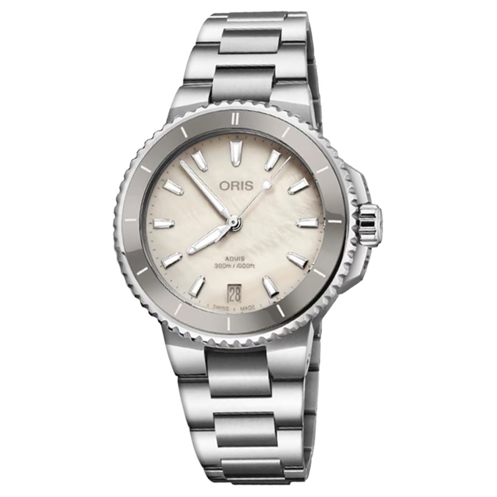 01 733 7792 4151-07 8 19 05P Oris Aquis Date 36,5 pärlemor