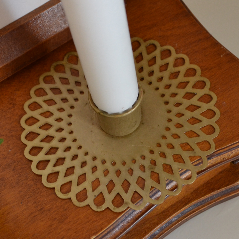 Ljusstake Doris - mässing 12 cm - 3