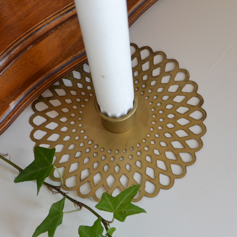 Ljusstake Doris - mässing 12 cm