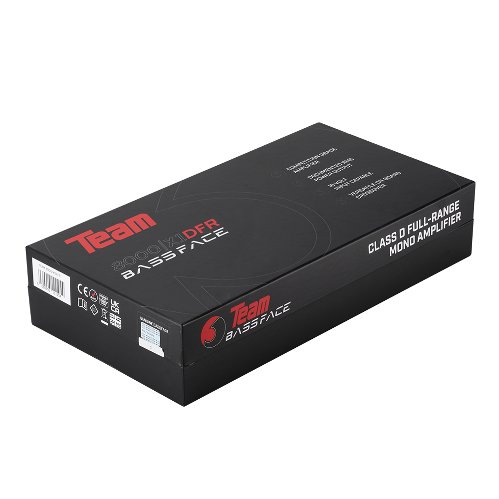 BASSFACE TEAM 8000/X1DFR   8000wrms - 9