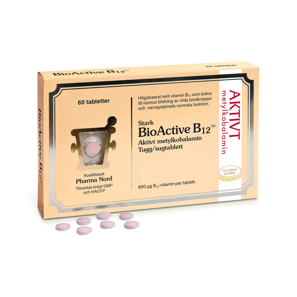 BioActive B12 60 tab Pharma Nord