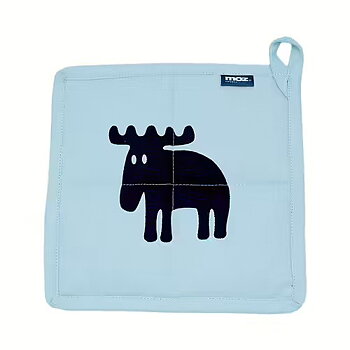 Pot holder Moose EKO, blue