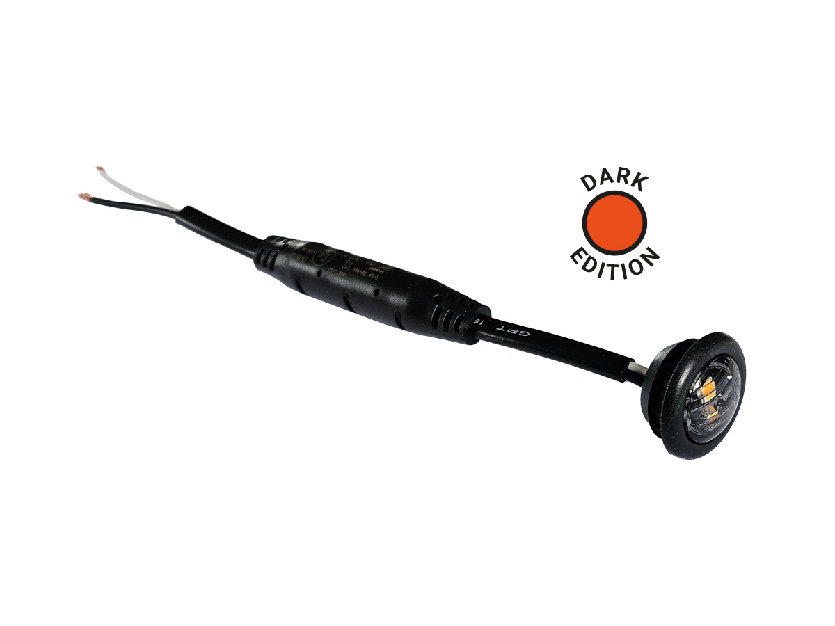 Positionsljus LED DARK Ø28mm - Orange