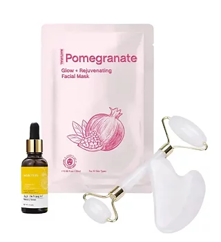 Valkoinen Jade Roller, kasvopakkaus C-vitamiini Anti-ikääntyminen