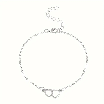Ankelkedja  i 925 Sterling Silverplätering