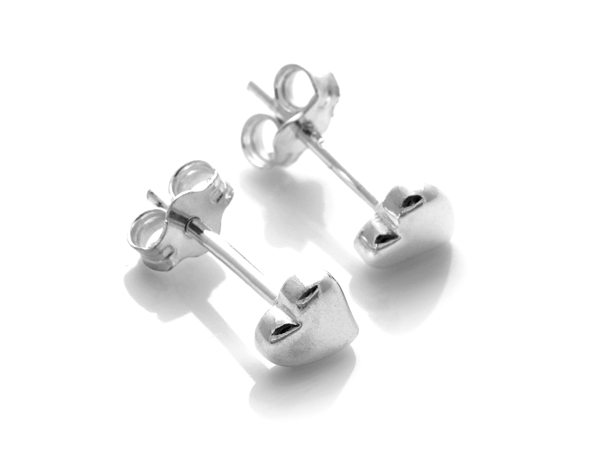 Hjärtan Örhängen i Äkta 925 Silver, Hjärta Örhänge, Kärleksgåva Accessoar, Kärlek Smycke - 2