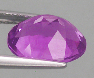 1.75 ct vacker perfekt 9x7 mm oval naturlig obehandlad ametist - 2