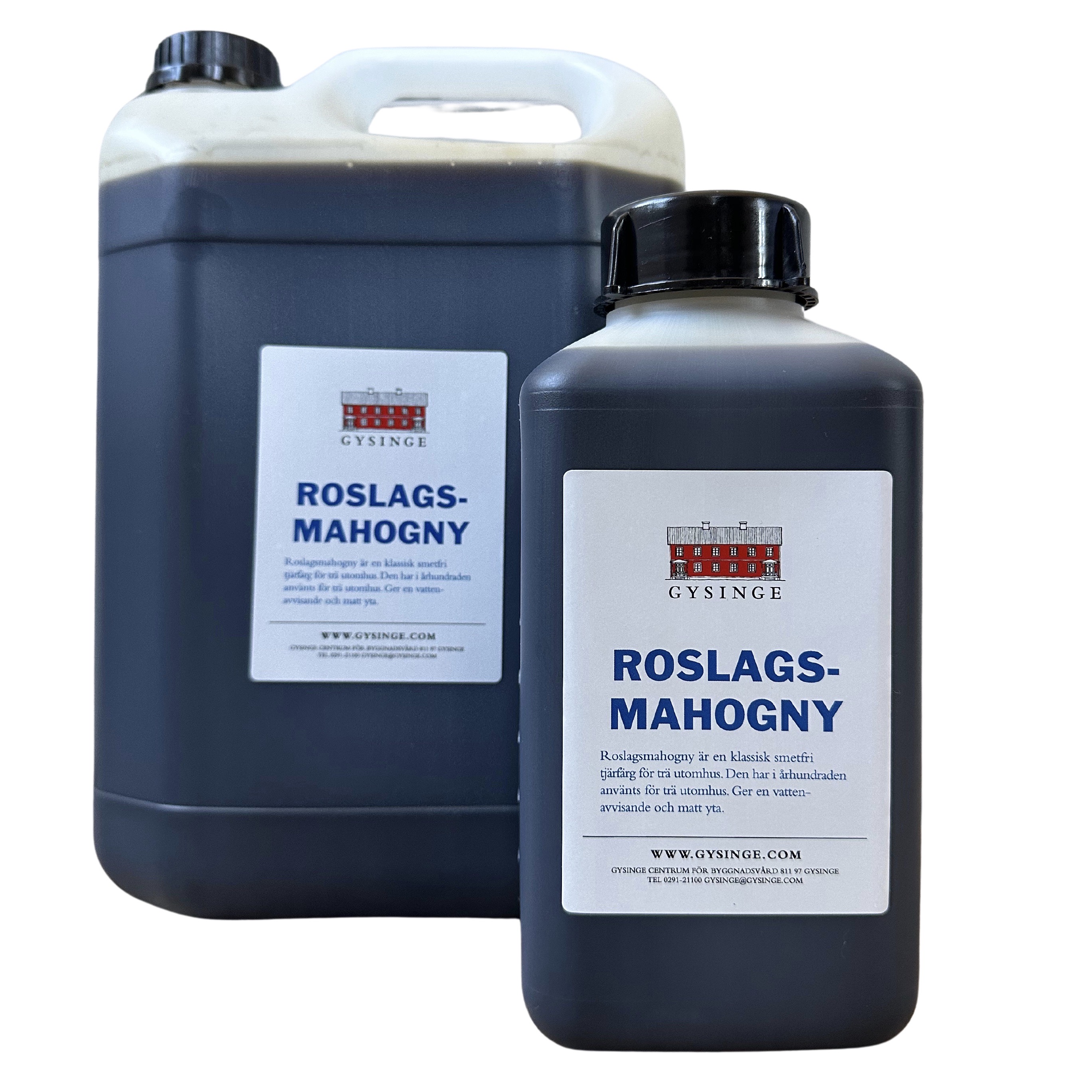 Roslagsmahogny, naturbrun