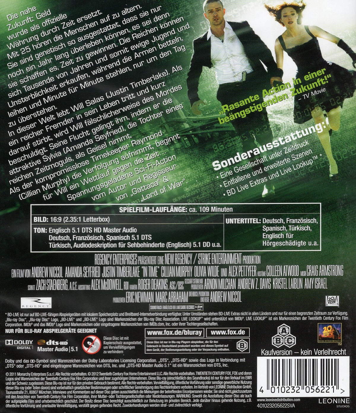In Time (Blu-ray) - 2