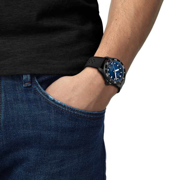 T120.807.37.041.00 Tissot Seastar 1000 Powermatic 80, blå 40 pose