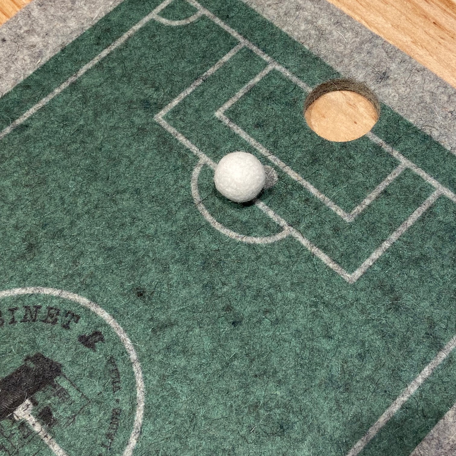 Fotboll på ull!