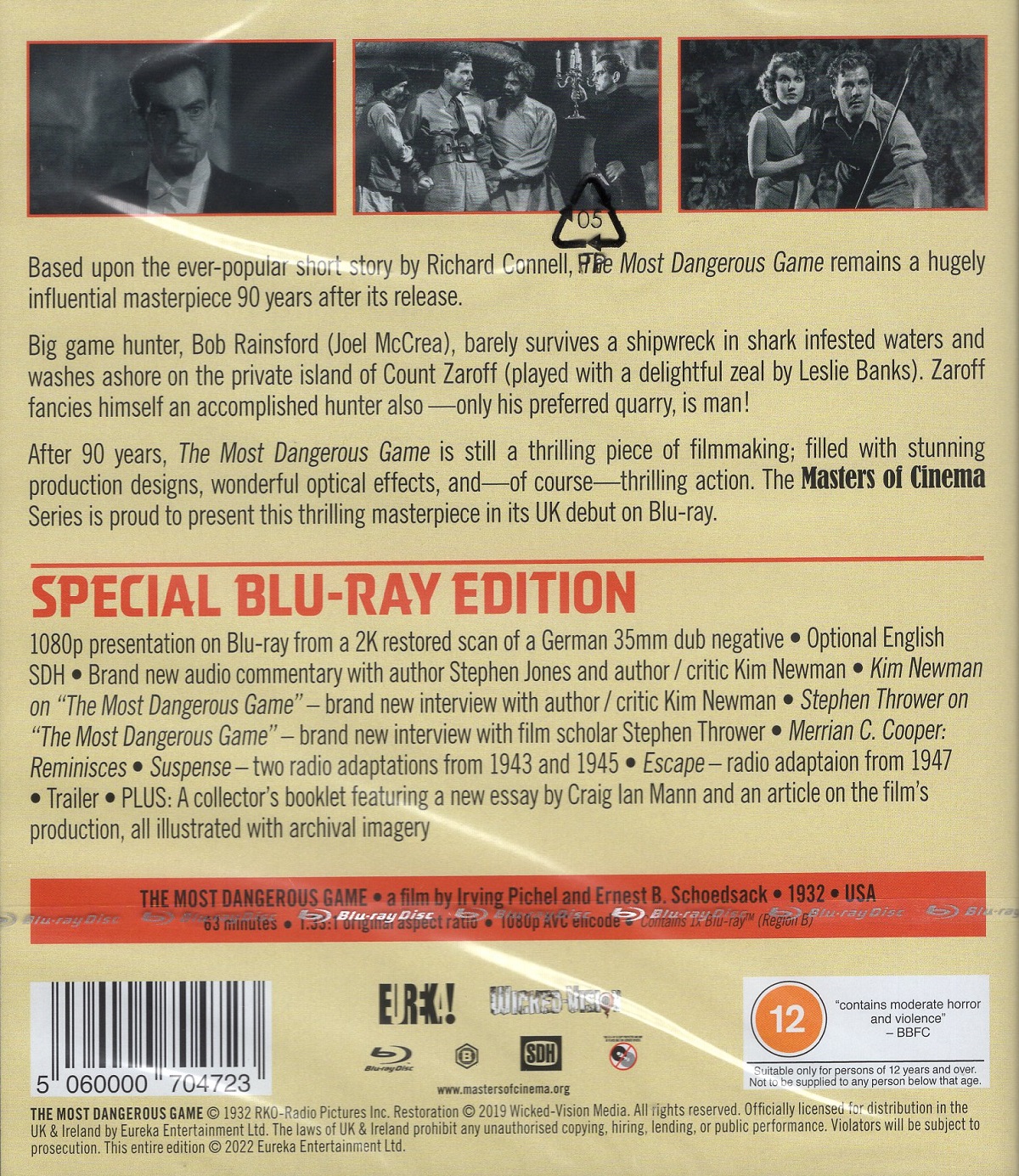 The Most Dangerous Game (ej svensk text) (Blu-Ray) - 2