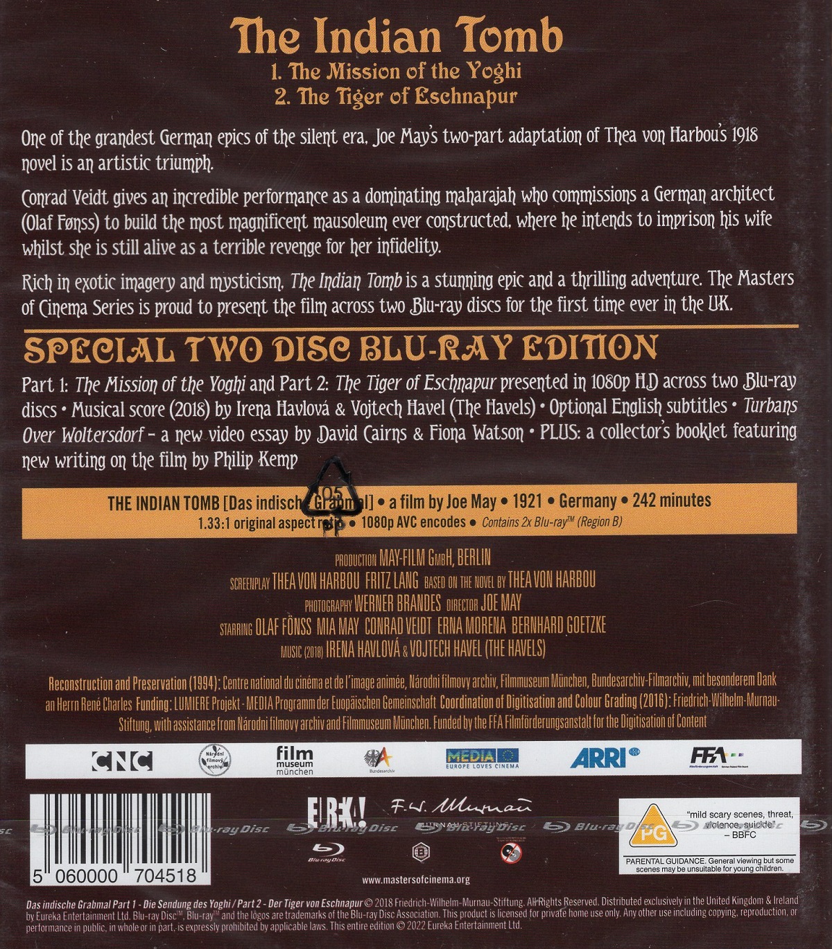 The Indian Tomb (ej svensk text) (Blu-ray) - 2