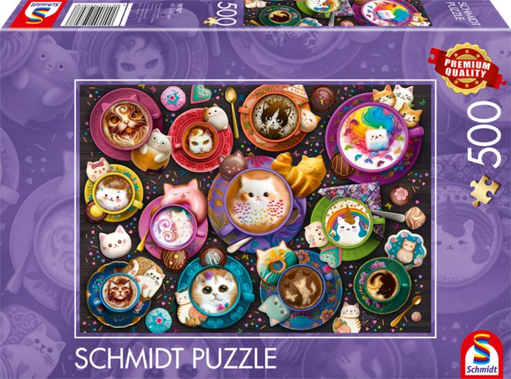 Coffe art Kittens 500 Bitar Schmidt - 2
